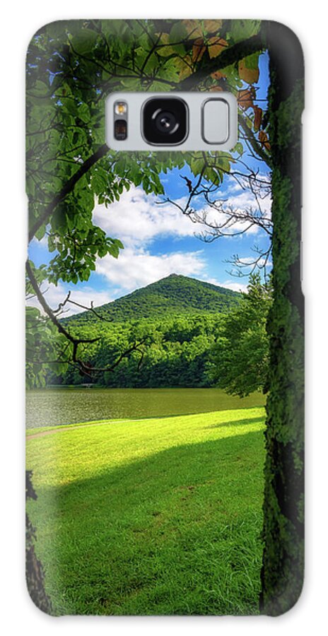 Peaks Of Otter Galaxy S8 Case featuring the photograph Sharp Top through the trees by Steve Hurt