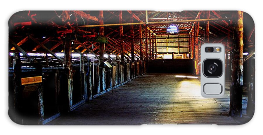 Shearing Shed Galaxy Case featuring the photograph Shearing shed from a bygone era by Blair Stuart
