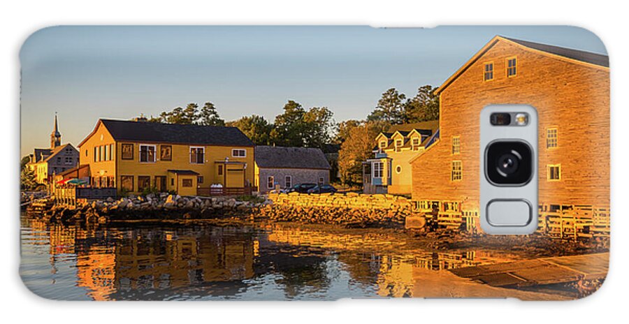 Shelburne Galaxy Case featuring the photograph Shelburne at Sunset by Eva Lechner
