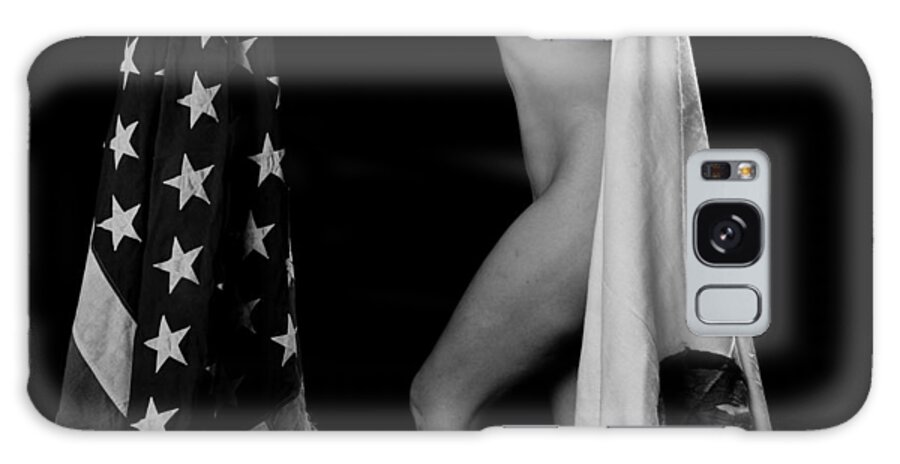 American Flag Galaxy Case featuring the photograph Shifting Cultures by Scott Sawyer