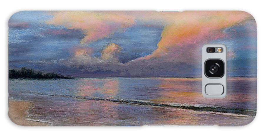 Landscape Galaxy Case featuring the pastel Shore of Solitude by Susan Jenkins