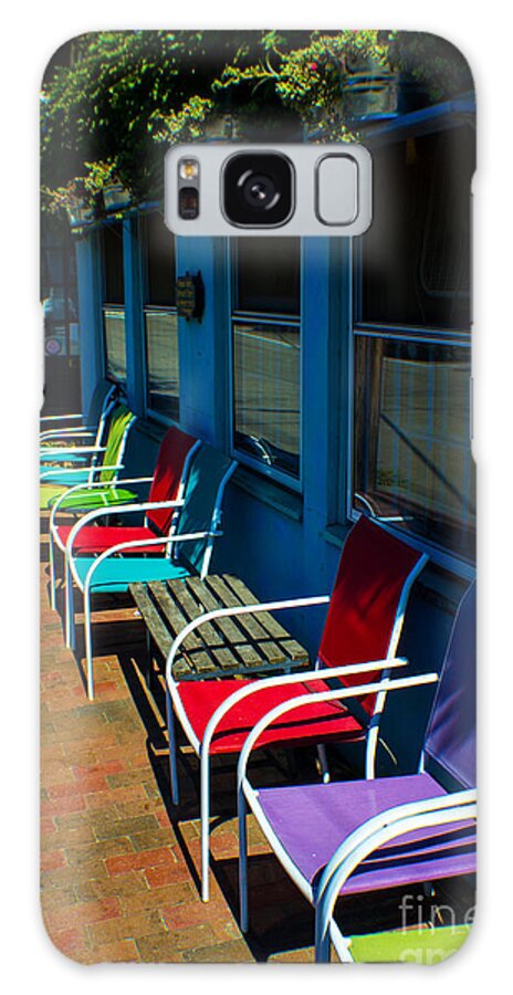 Portsmouth Galaxy Case featuring the photograph Sidewalk Cafe by Kevin Fortier