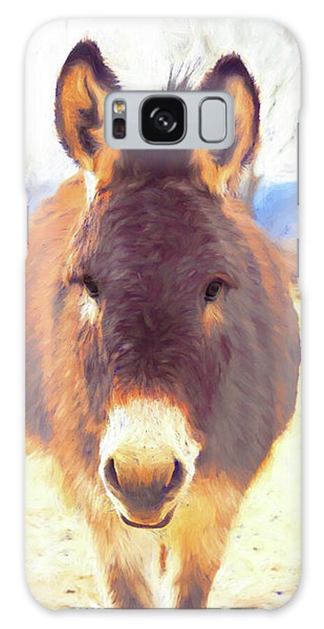 Donkey Galaxy S8 Case featuring the photograph Silent Approach by Jennifer Grossnickle