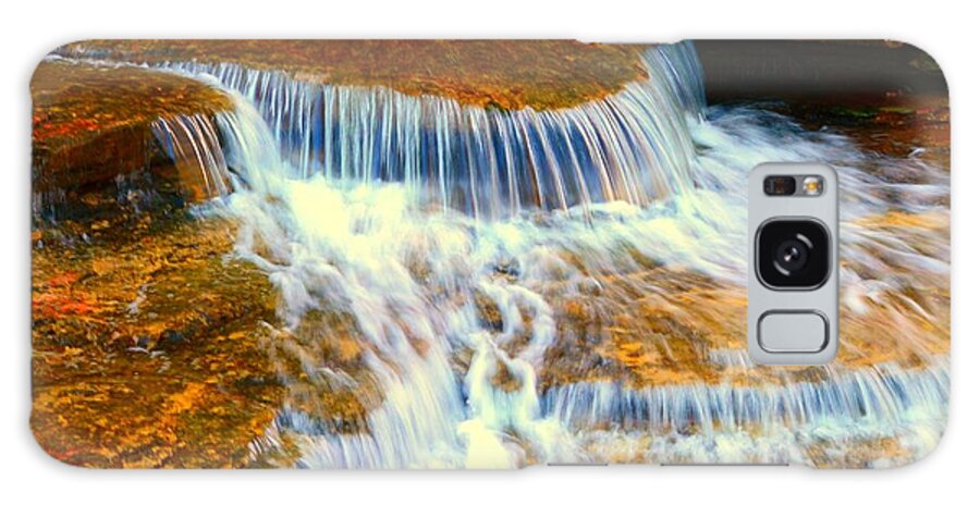 Gentle Waterfall Galaxy Case featuring the photograph Silky Waters by Stacie Siemsen