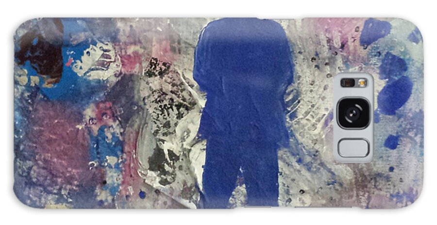 Abstract Galaxy Case featuring the painting Silouette 1 by Elise Boam