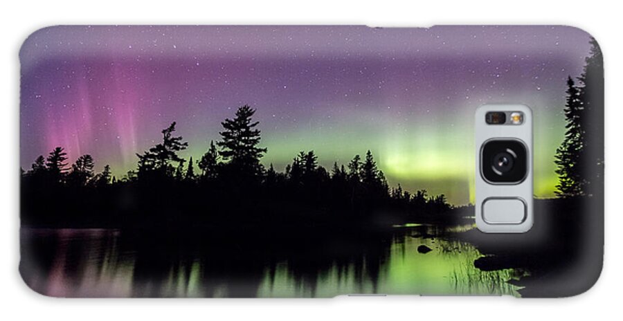 Boundary Waters Galaxy Case featuring the photograph Sky Aglow by Paul Schultz