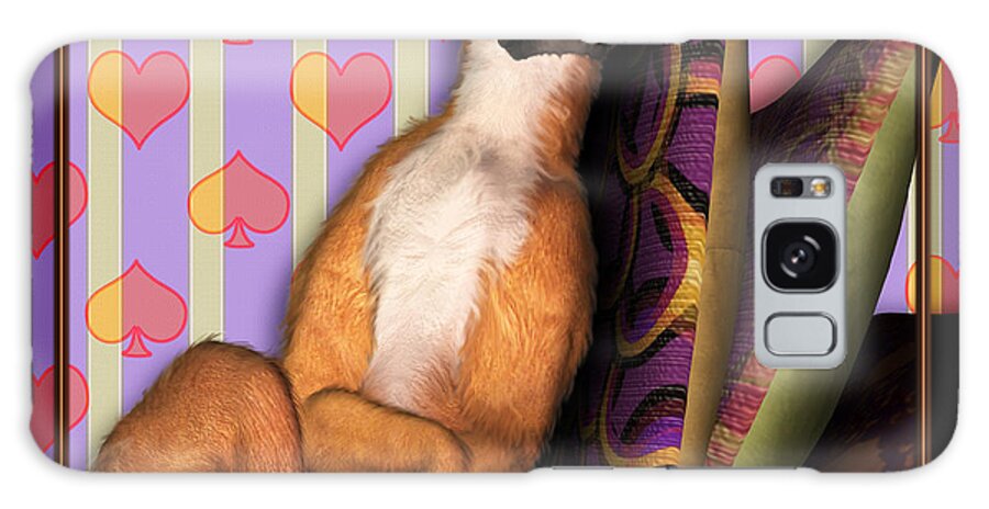 Dog Galaxy S8 Case featuring the digital art Sleeping II by Nik Helbig