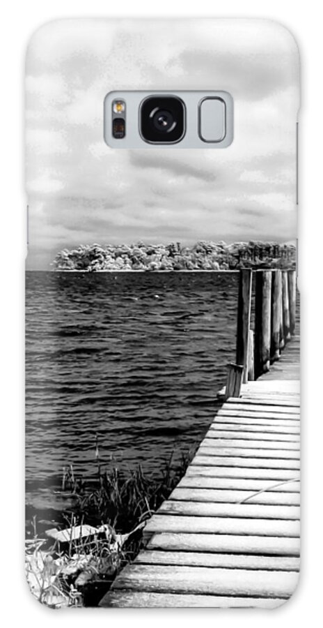 Dock Galaxy Case featuring the photograph Slippery Dock by Hayden Hammond