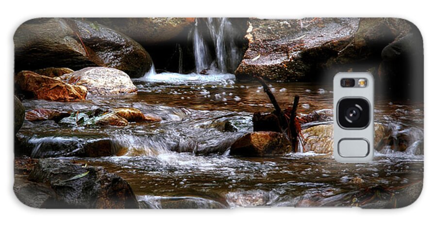 Water Galaxy Case featuring the photograph Small Falls by Elaine Malott