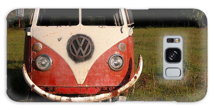 Bus Galaxy Case featuring the photograph Smiling Bus by Jim Goodman