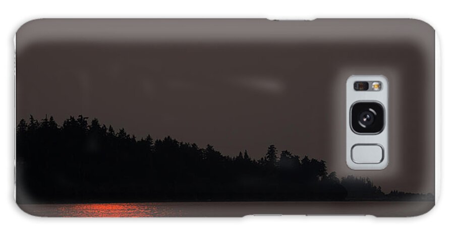 Smoke Galaxy Case featuring the photograph Smoky Sunset by Randy Hall