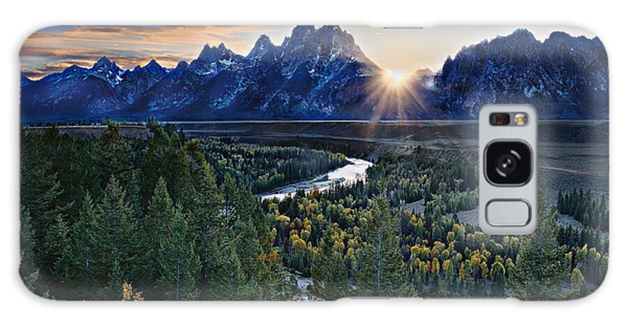 Mountains Galaxy Case featuring the photograph Snake River Overlook by John Christopher