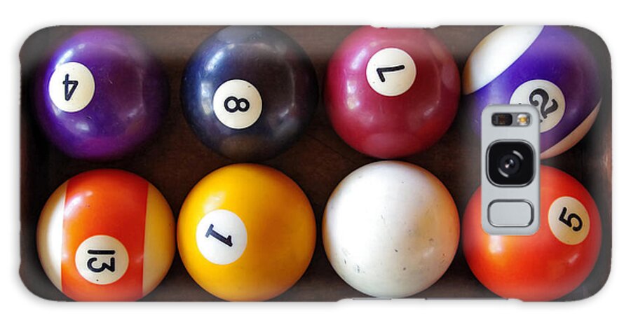 Action Galaxy Case featuring the photograph Snooker Balls by Carlos Caetano