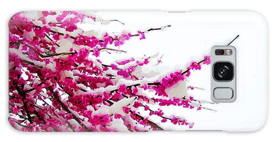 Susan Vineyard Galaxy Case featuring the photograph Snow Blossoms by Susan Vineyard