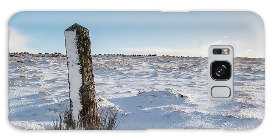 Snow Galaxy Case featuring the photograph Snow Covered Post iii by Helen Jackson