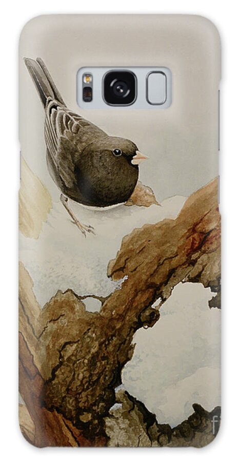 Bird Galaxy Case featuring the painting Snowbird by Charles Owens
