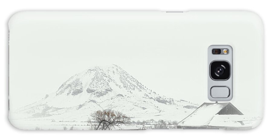Snow Galaxy Case featuring the photograph Snowy Sunrise by Fiskr Larsen
