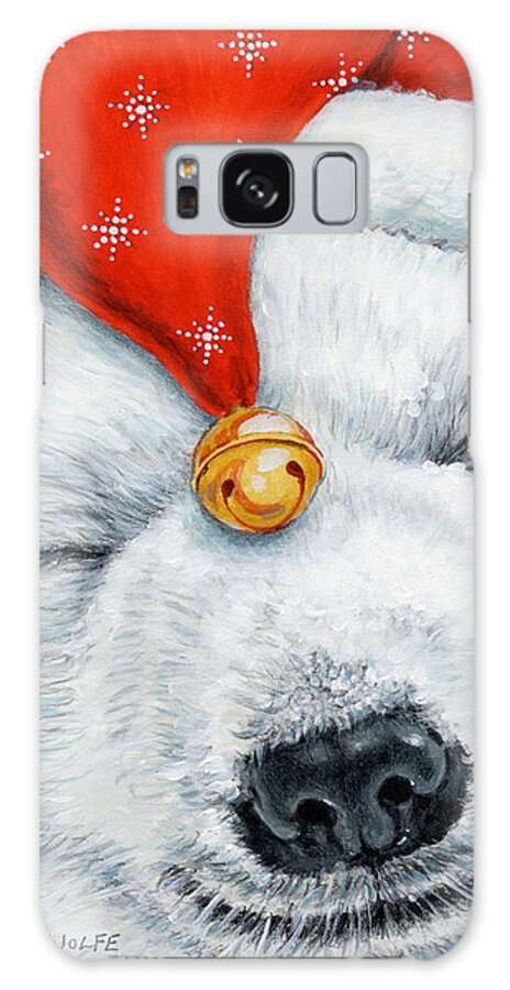 Night Cap Galaxy Case featuring the painting Cozy Bear by Richard De Wolfe