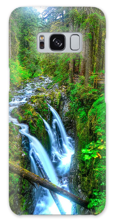Olympic National Park Galaxy Case featuring the photograph Sol Duc Falls by Don Mercer