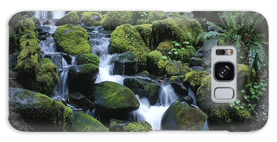 Sol Duc Galaxy Case featuring the photograph Sol Duc Stream by Sandra Bronstein