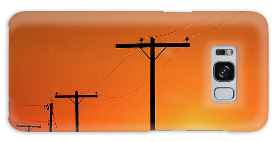 Electrical Galaxy Case featuring the photograph Solar Electricity by Todd Klassy