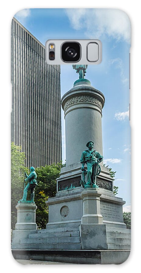 Ray Shelley Iii Galaxy Case featuring the photograph Soldiers and Sailors at Washington Square Park by Ray Sheley