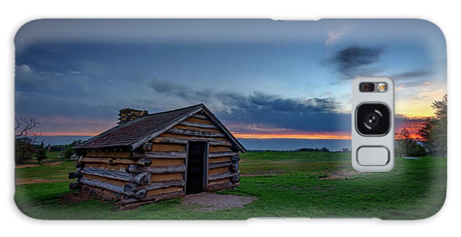 Cabin Galaxy Case featuring the photograph Soldier's Quarters at Valley Forge by Rick Berk