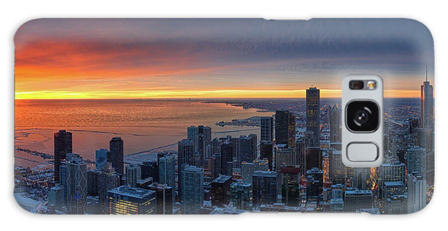 Chicago Galaxy Case featuring the photograph Solstice Sunrise by Raf Winterpacht