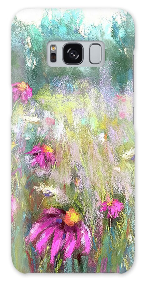 Meadow Galaxy Case featuring the pastel Song of the Flowers by Susan Jenkins