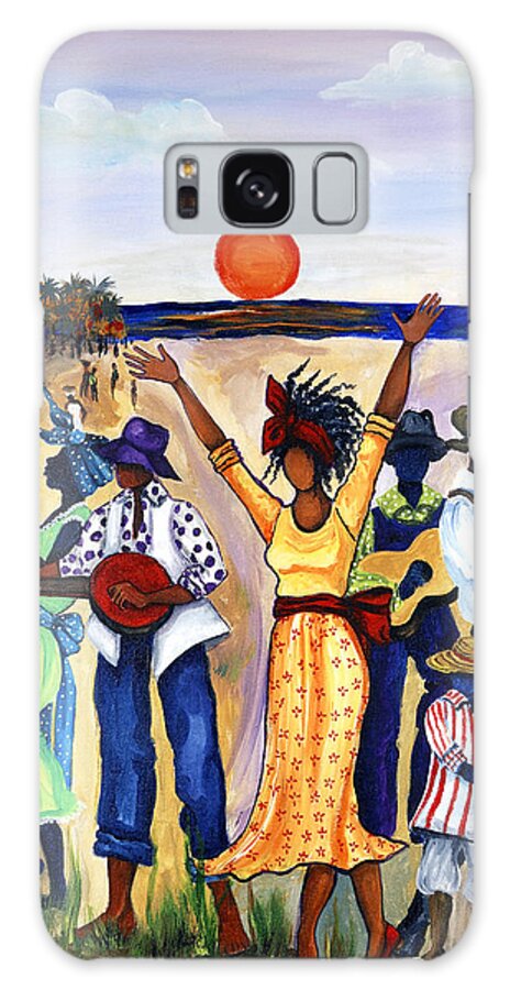 Gullah Galaxy Case featuring the painting Songs of Zion by Diane Britton Dunham