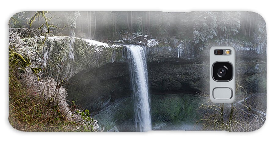 Landscapes Galaxy Case featuring the photograph South Falls Shroud by Steven Clark
