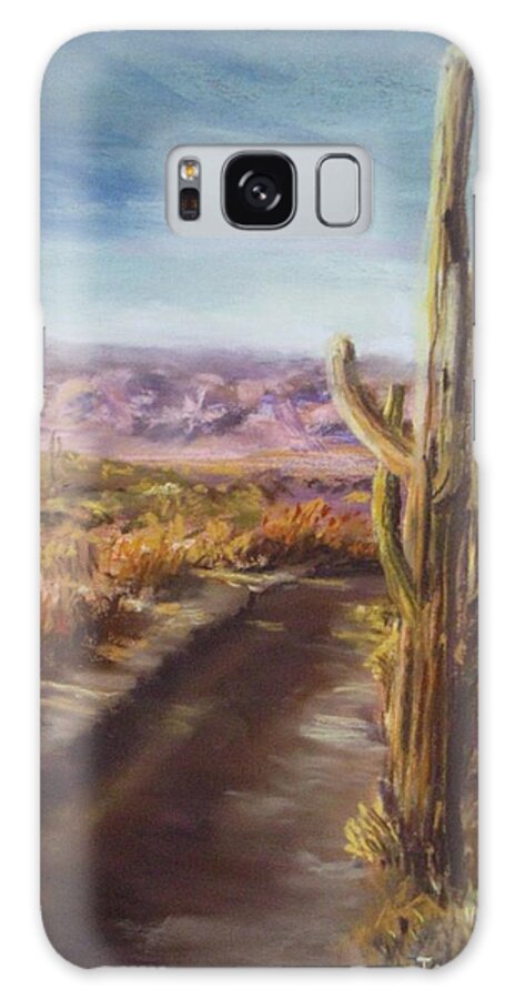 Desert Galaxy Case featuring the painting Southern Arizona by Jack Skinner