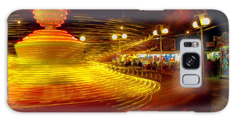 Luna Park Galaxy Case featuring the photograph Spinning until you're dizzy by Wolfgang Stocker