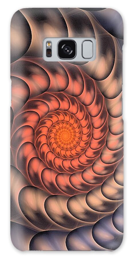 Spiral Galaxy Case featuring the digital art Spiral Shell by Anastasiya Malakhova