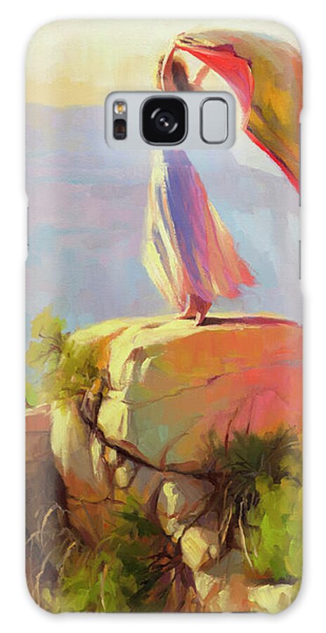Southwest Galaxy Case featuring the painting Spirit of the Canyon by Steve Henderson