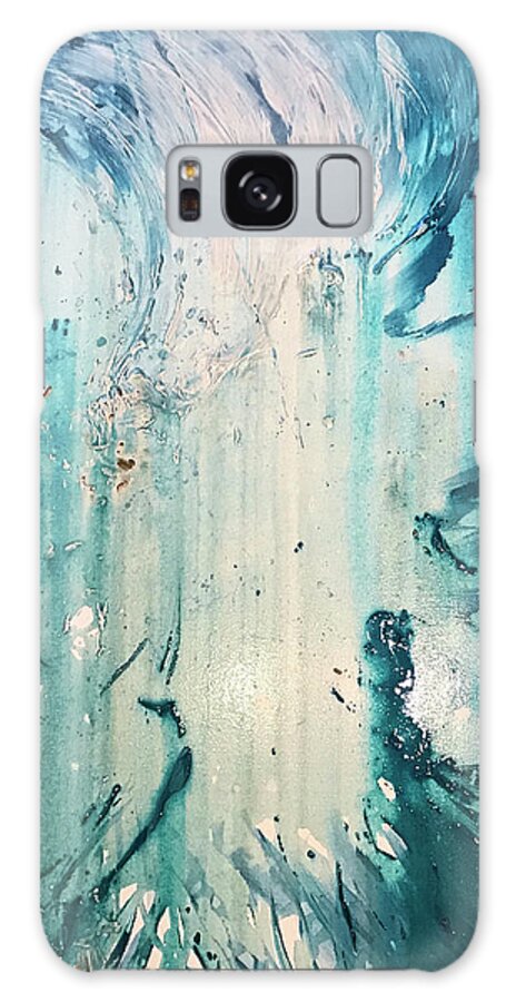 Splash Galaxy Case featuring the painting Splash by Michelle Pier