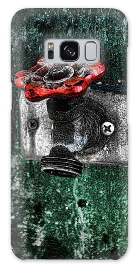 Faucet Galaxy S8 Case featuring the digital art Splash of Color by Scott Carlton