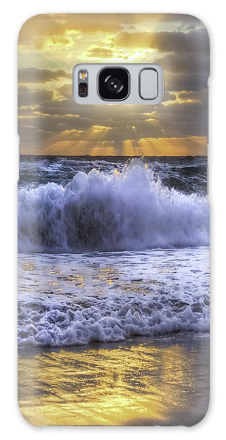 Clouds Galaxy S8 Case featuring the photograph Splash Sunrise III by Debra and Dave Vanderlaan