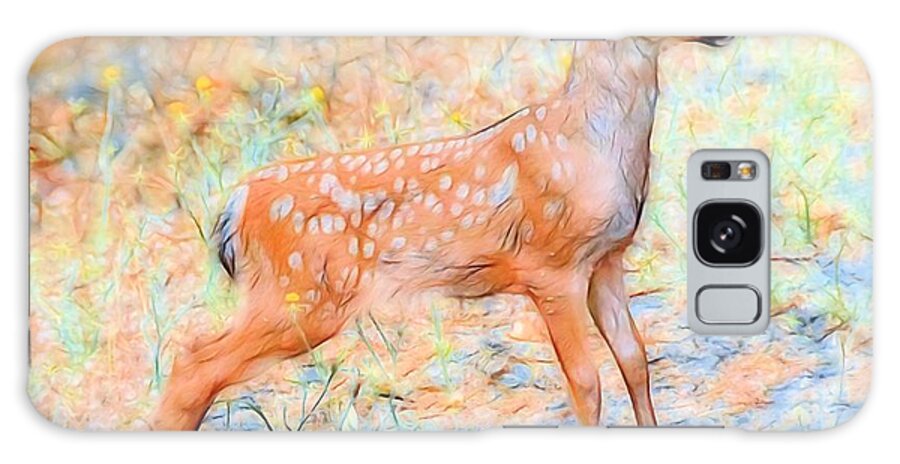 Spotted Fawn Galaxy Case featuring the photograph Spotted Fawn by Patrick Witz