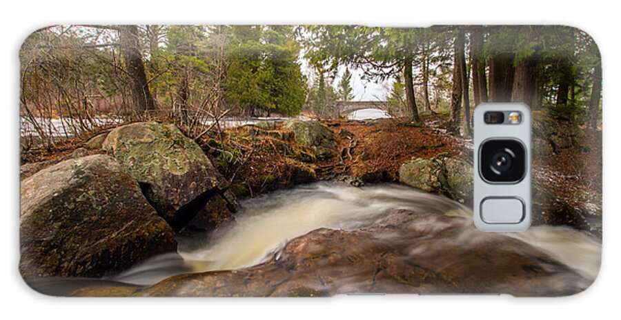 Spring Galaxy Case featuring the photograph Spring at Bog River Falls by Rod Best