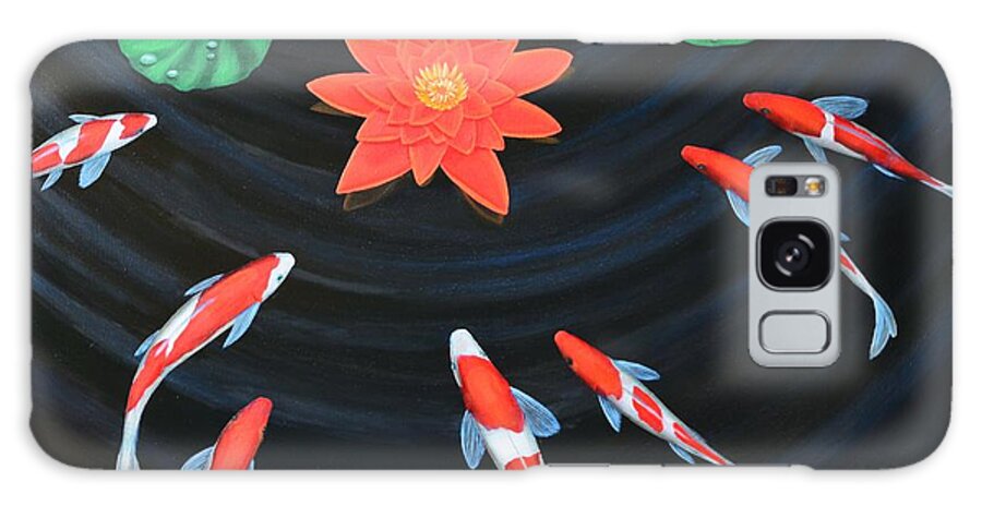 Spring Galaxy Case featuring the painting Spring Beauty by Torrence Ramsundar