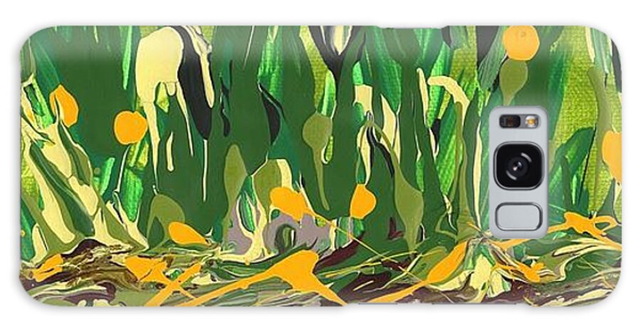 Flowers Galaxy S8 Case featuring the painting Spring Garden by Holly Carmichael