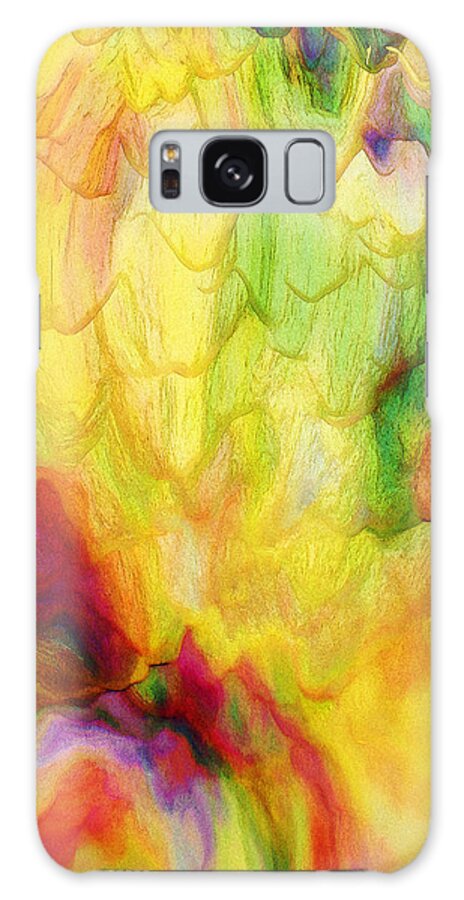 Digital Abstract Galaxy S8 Case featuring the digital art Spring Two 030216 by Matthew Lindley