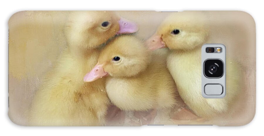 Ducks Galaxy Case featuring the photograph Springtime Babies by Jill Love