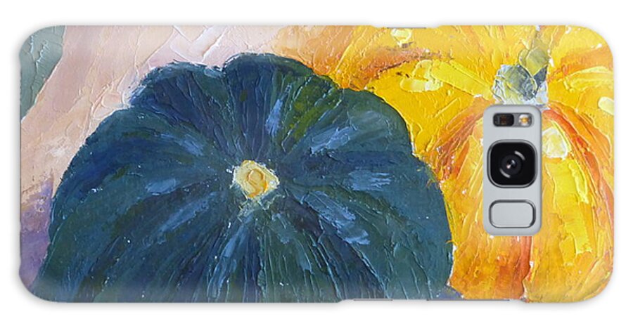 Oil Painting Galaxy Case featuring the painting Squash Trio by Susan Woodward