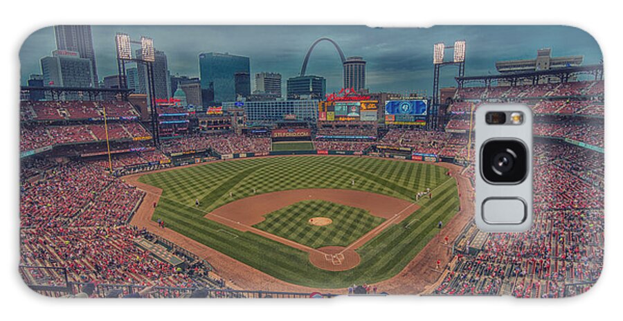 Cardinals Galaxy Case featuring the photograph St. Louis Cardinals Busch Stadium Creative 15 by David Haskett II