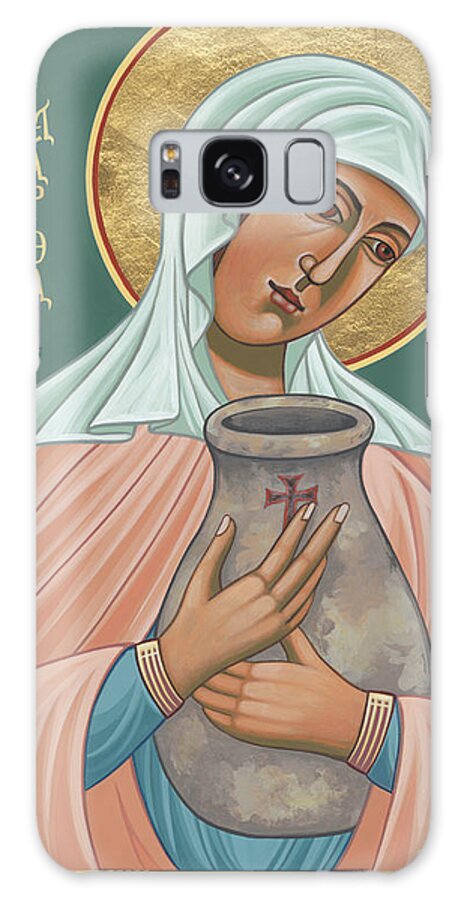 St Martha Of Bethany Galaxy Case featuring the painting St Martha of Bethany by William Hart McNichols