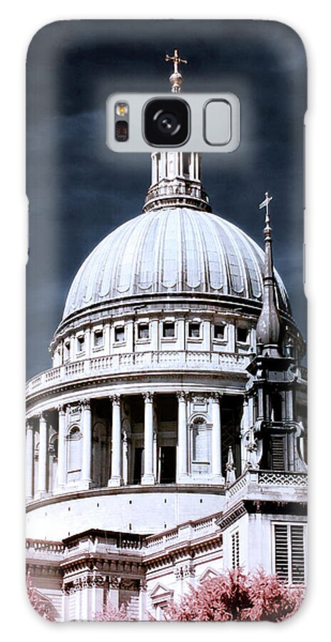 Architecture Galaxy Case featuring the photograph St. Paul's Cathedral's dome, London by Helga Novelli