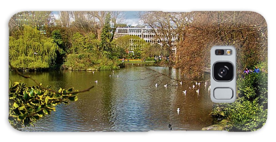 St. Stephen's Green Galaxy Case featuring the photograph St. Stephen's Green in Dublin by Marisa Geraghty Photography