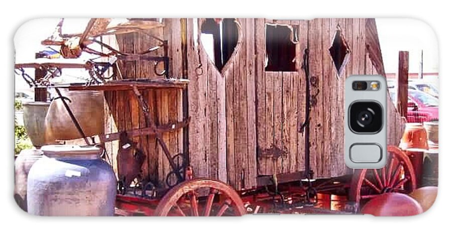Stage Coach Galaxy Case featuring the photograph Stage Coach Fun by Becky Kurth
